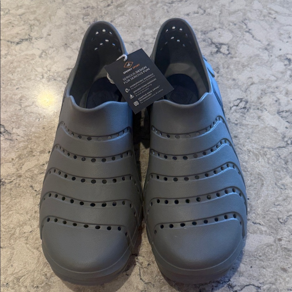 Sperry Men's Casual Slip-On Water-Resistant Clogs - Gray